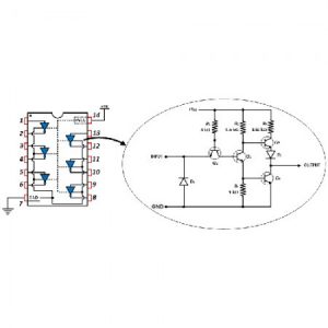 a simple electronic circuit diagram