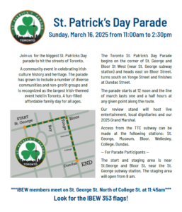 St Patrick's Day Parade 2025 Location