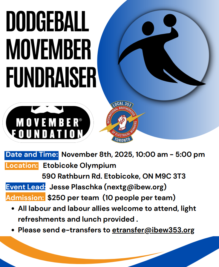Movember Dodgeball Tournament November 8 2025