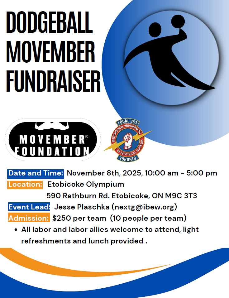 Movember Dodgeball Tournament November 8 2025