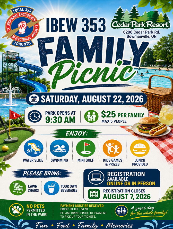IBEW 353 Family Picnic 2026